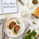 Mini Beef Wellington Recipe: Impressive, Easy & Perfectly Tender 3 Mini beef wellington recipe card