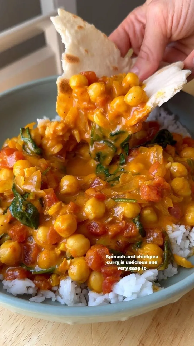 Chickpea Spinach Curry