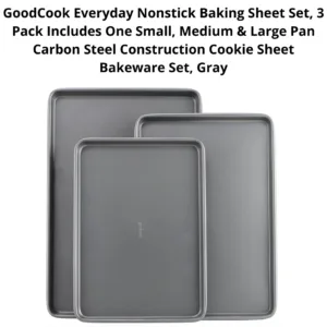 Nonstick baking sheet used for baking crispy sourdough cheese crackers in the oven, essential baking tool for homemade snacks and cookies.