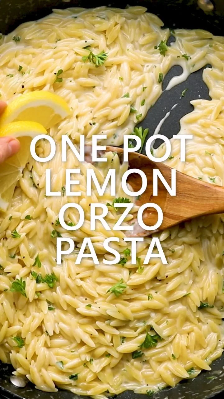 Lemon Orzo Pasta