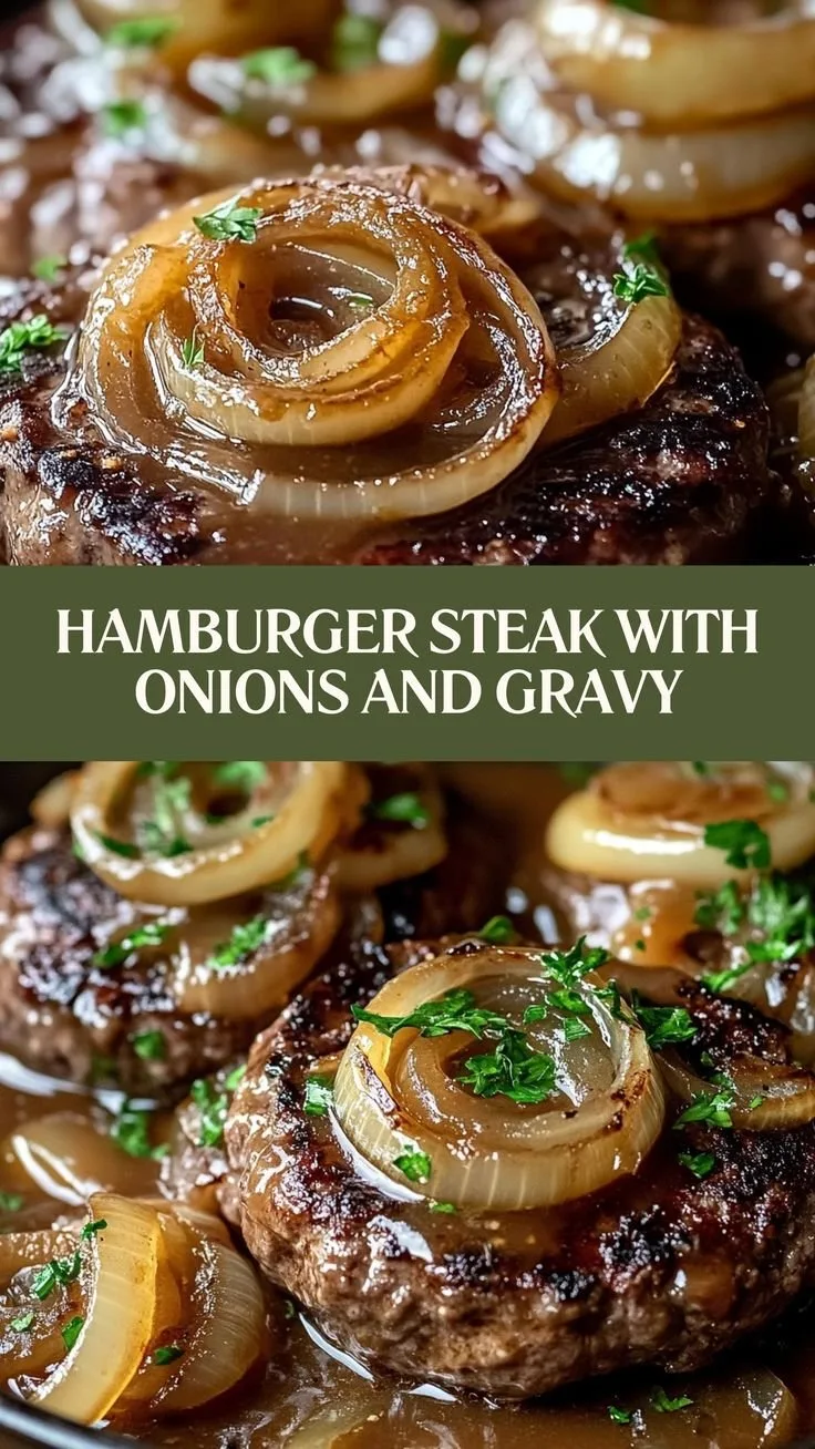 Hamburger Steak with Onions and Gravy: A Comfort Classic for Beginners