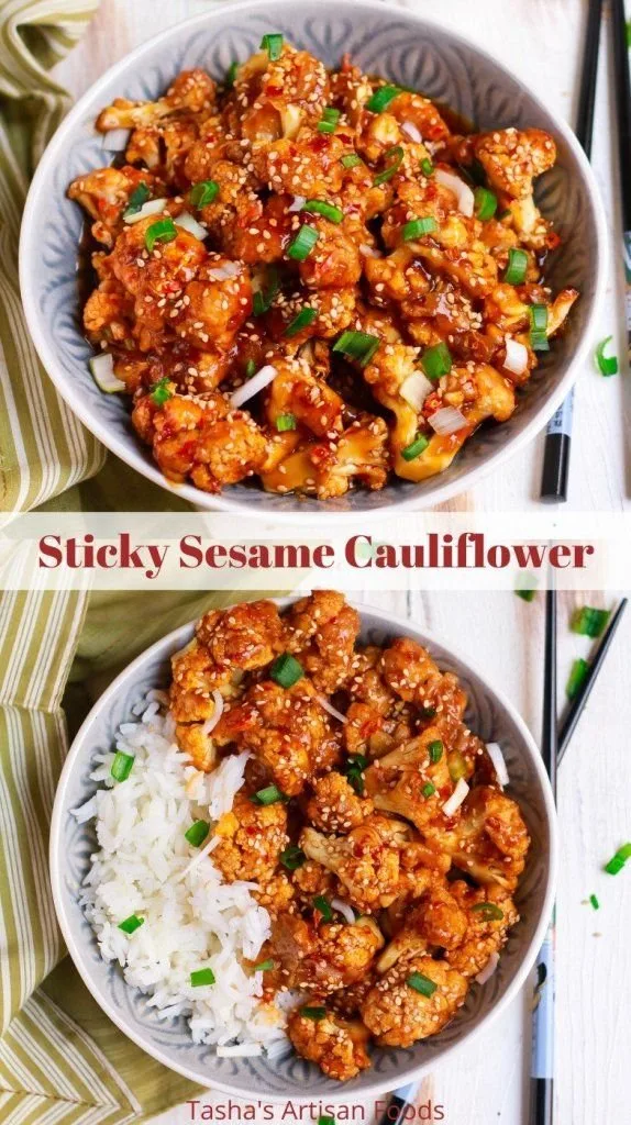 Sticky Sesame Cauliflower