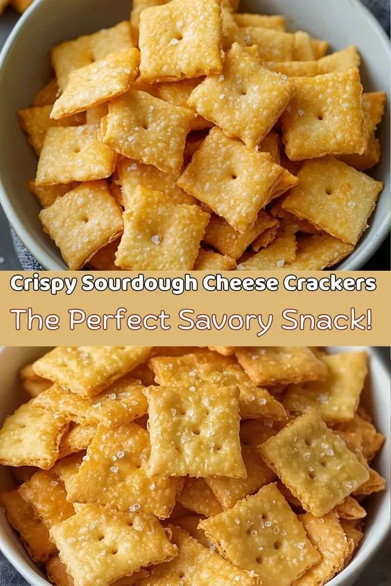 Sourdough Cheese Crackers 2 Sourdough Cheese Crackers