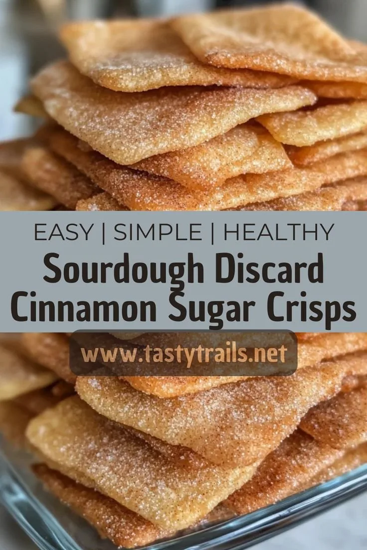 Sourdough Discard Cinnamon Sugar Crisps