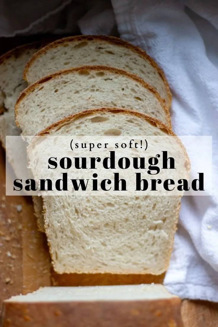 The Softest! Sourdough Sandwich Bread