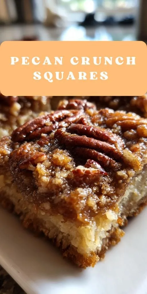 Pecan Crunch Squares
