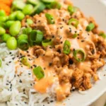 Ground Turkey Rice Bowls with Bang Bang Sauce - Healthy and Delicious Recipe