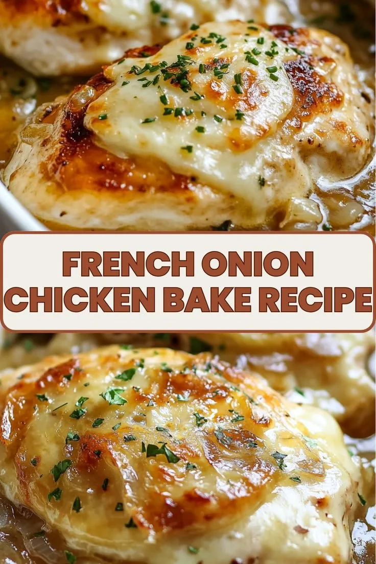 French Onion Chicken Bake