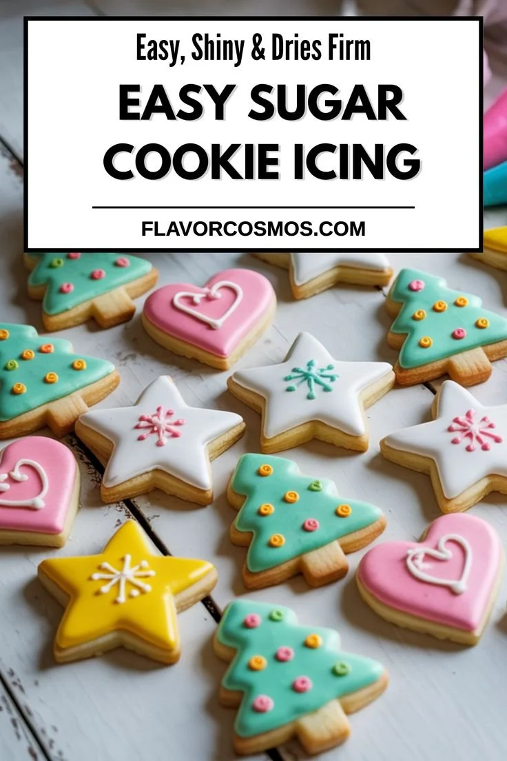 Best Sugar Cookie Icing (Shiny, Easy & Perfect for Decorating) 2 Best Sugar Cookie Icing (Shiny, Easy & Perfect for Decorating)
