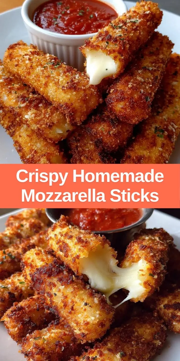 Irresistible Crispy Homemade Mozzarella Sticks Secret Recipe