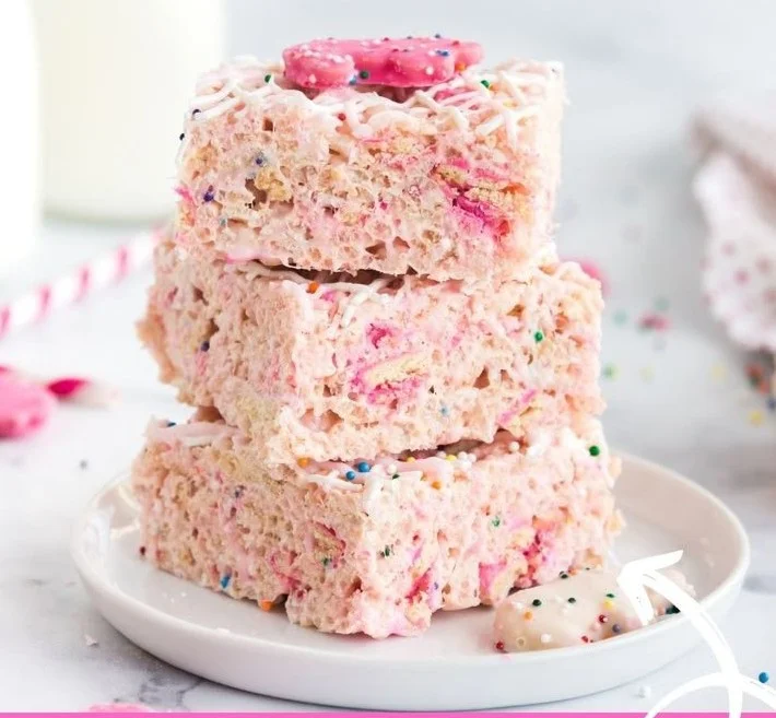 Pin by Family Fresh Meals on Family Fresh Meals: All | Homemade Rice Krispies Treats, Krispie Treats Recipe, Rice Krispy Treats Recipe 3 Homemade Rice Krispies Treats on a cooling rack.