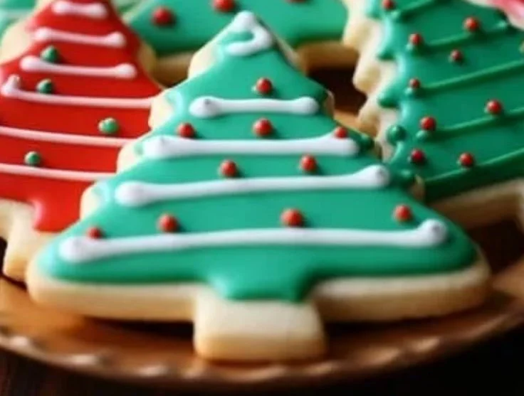 Sugar Cookie Icing 3 Delicious sugar cookie icing on freshly baked cookies