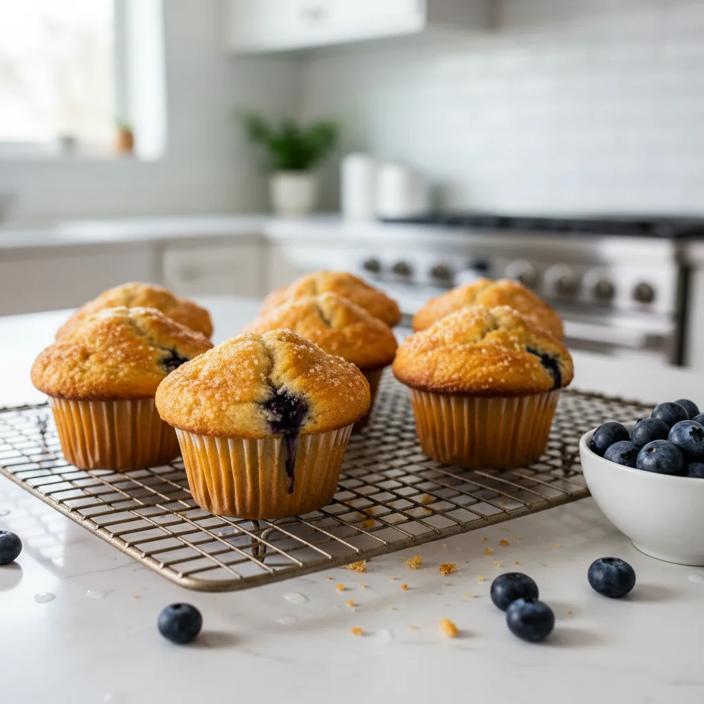 Best 6 Blueberry Muffin Recipes for a Delicious Morning Treat 3 Bakery Style Blueberry Muffins