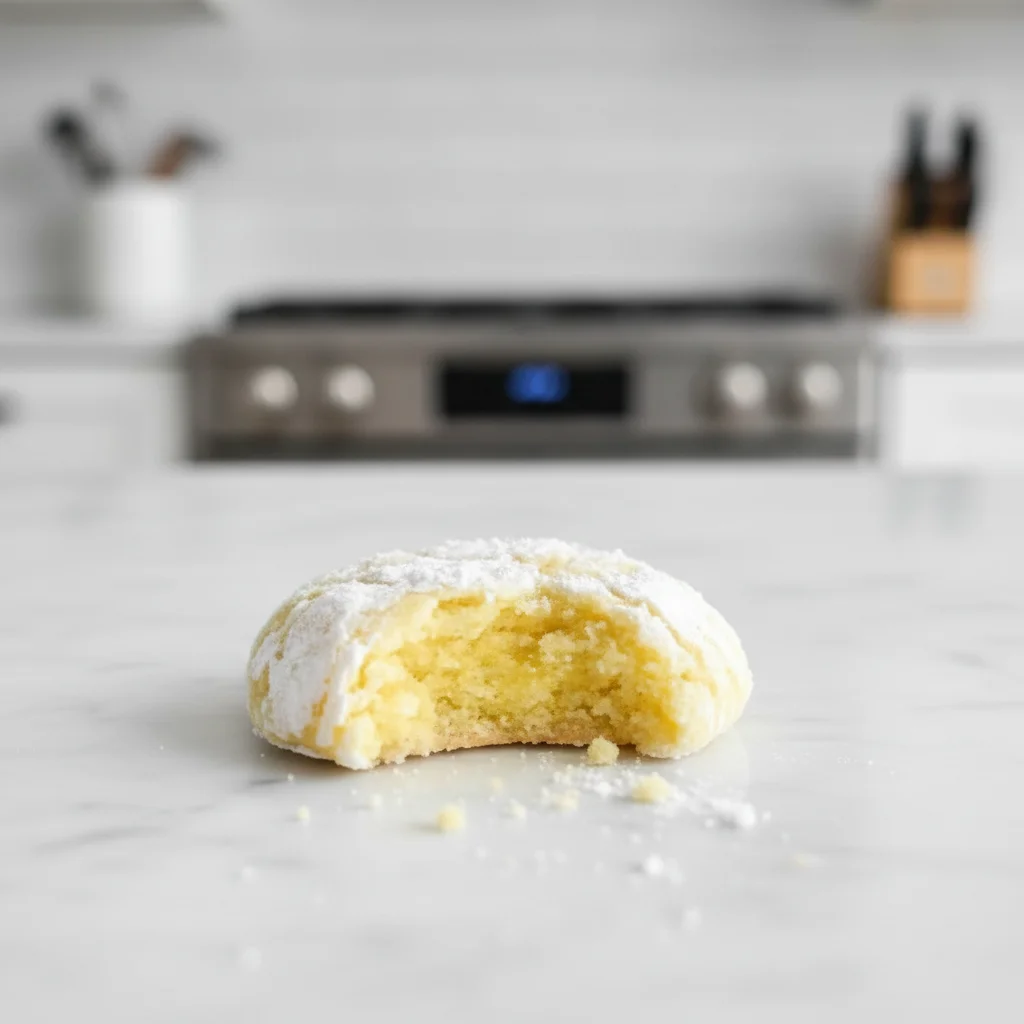 Lemon Crinkle Cookies
