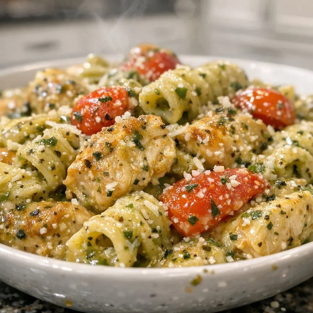 Creamy Pesto Chicken Pasta