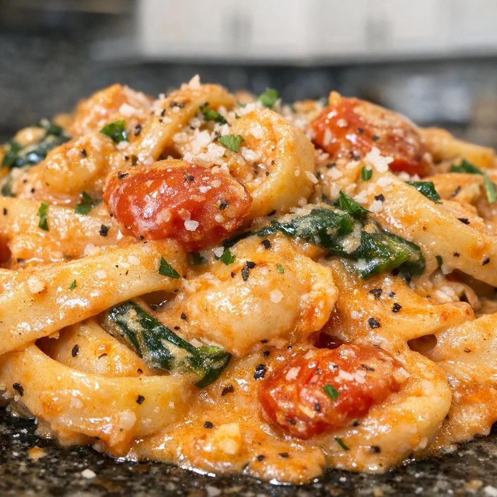 Creamy Tomato Garlic Pasta