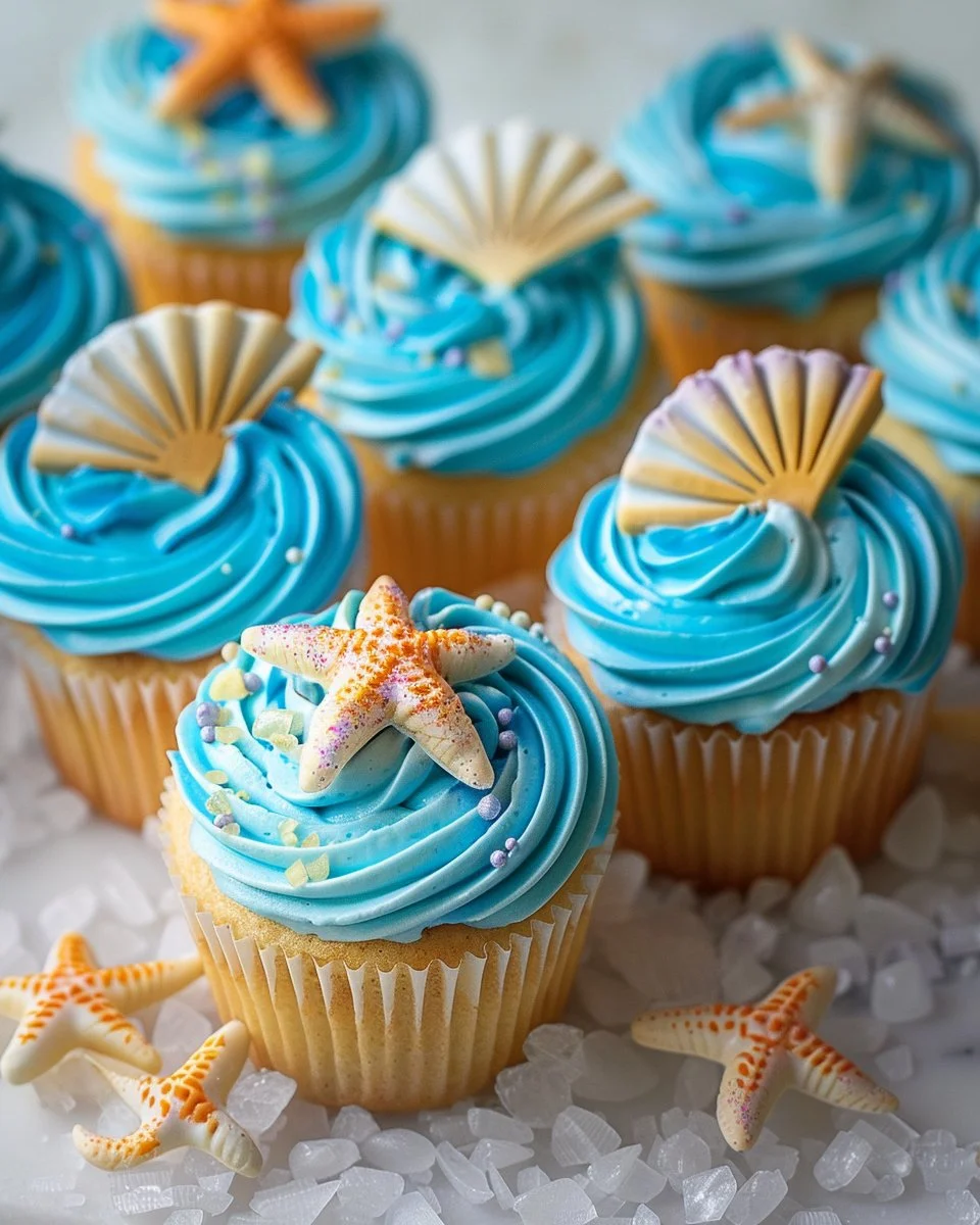 Beach Cupcakes 2 Beach Cupcakes