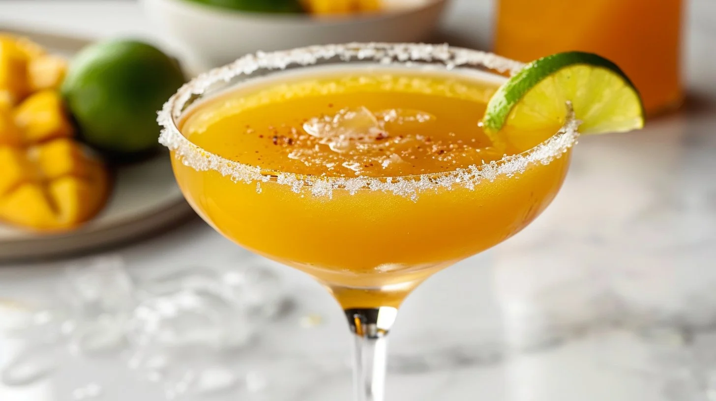 Hot Honey Spicy Mango Margarita