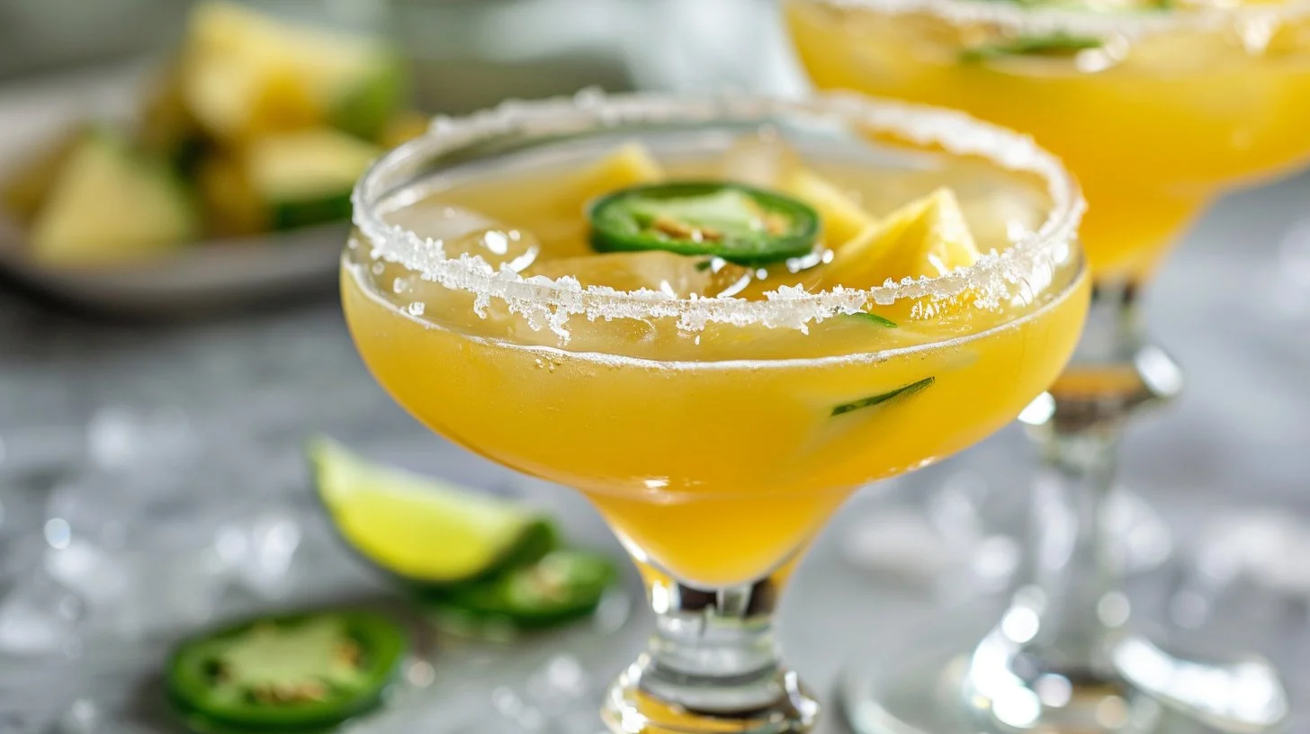 Quick Pineapple Jalapeño Margarita