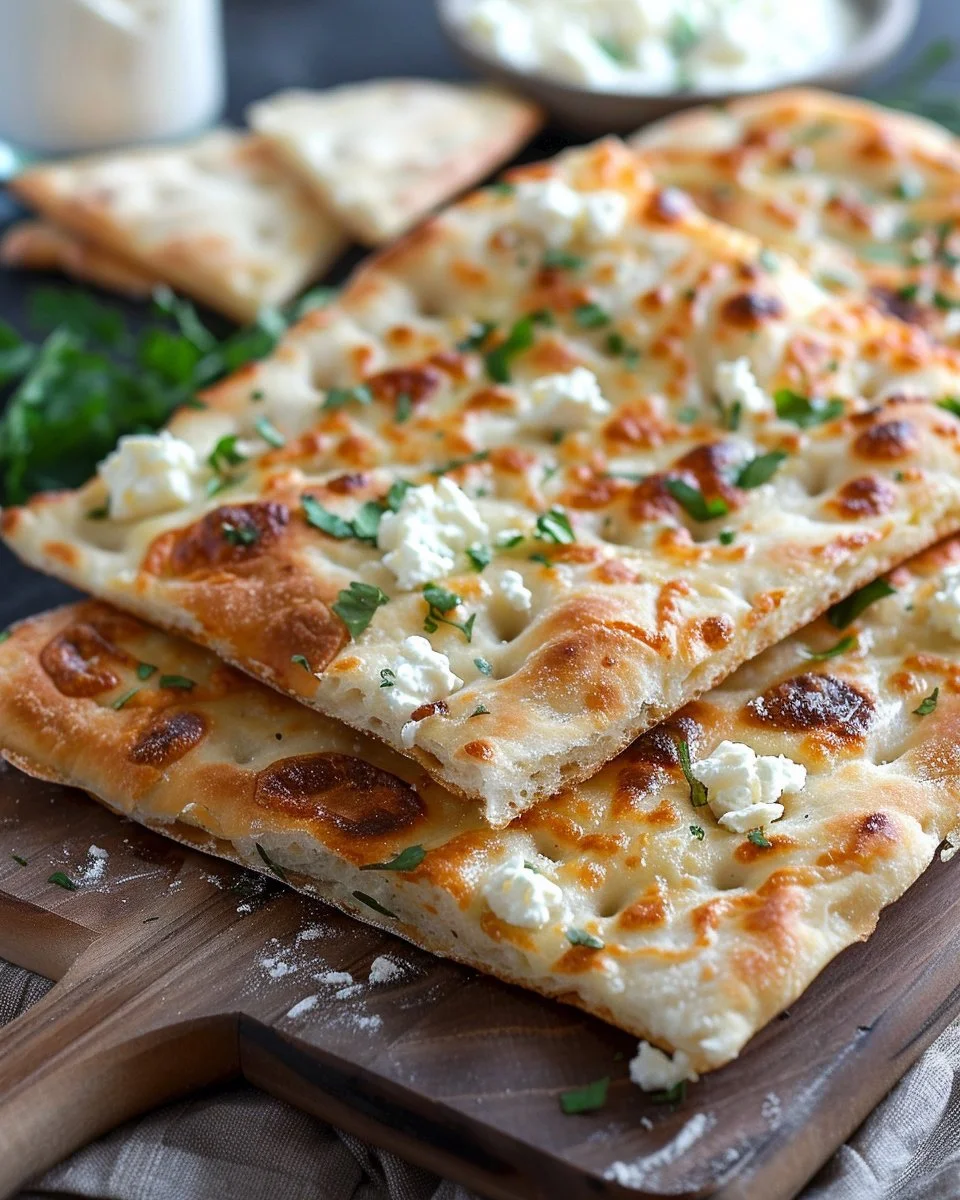 Cottage Cheese Flatbread 1 Cottage Cheese Flatbread
