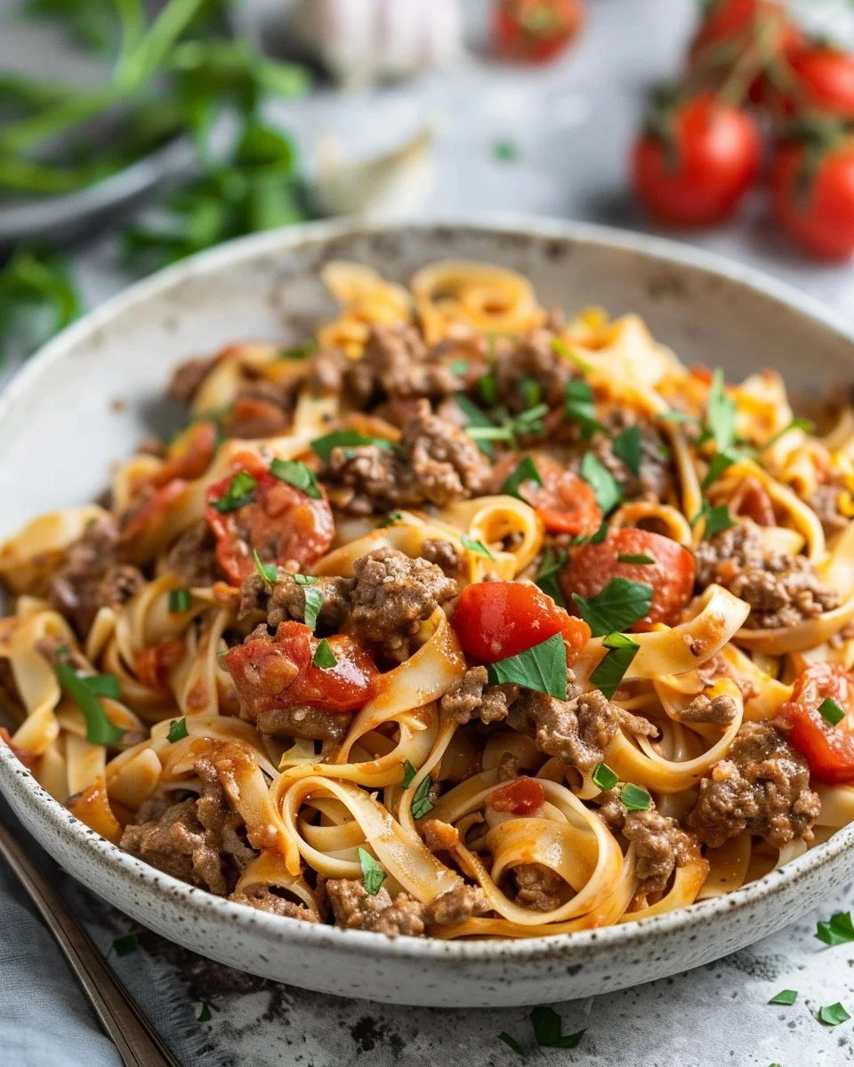 Creamy High Protein Beef Pasta 2 Creamy High Protein Beef Pasta