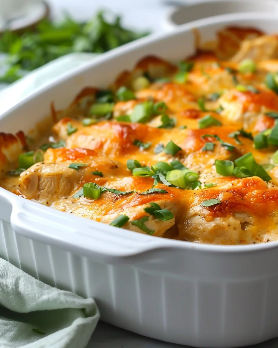 Easy Low Carb Chicken Casserole 2 Easy Low Carb Chicken Casserole