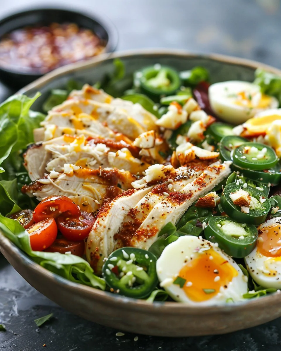 High Protein Jalapeno Popper Chicken Salad 1 High Protein Jalapeno Popper Chicken Salad