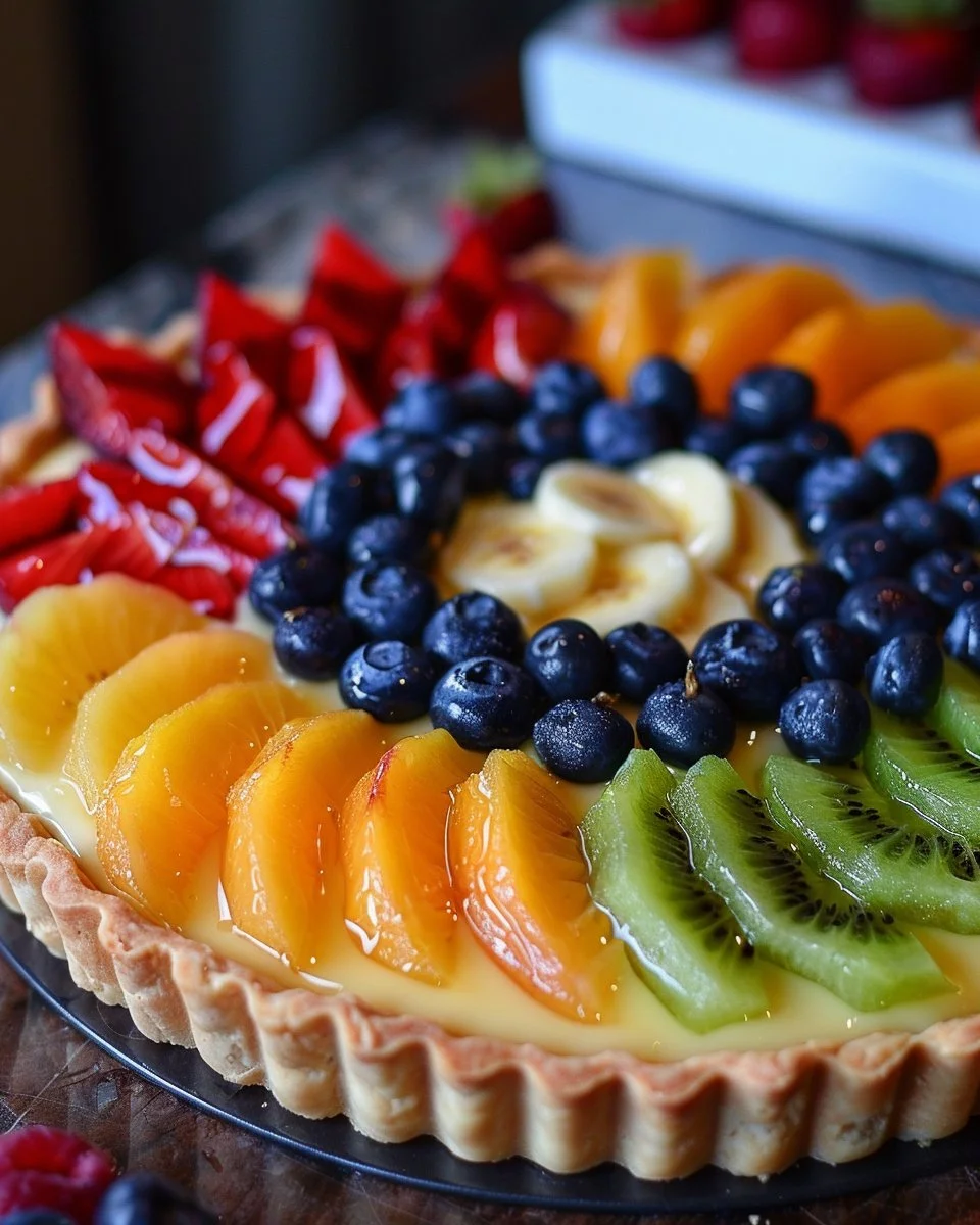 Homemade Vanilla Custard Fruit Tart 2 Homemade Vanilla Custard Fruit Tart