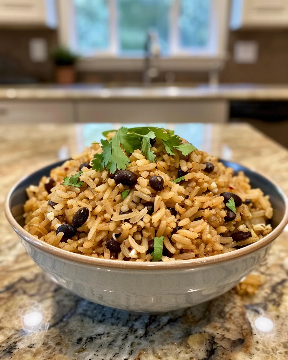 Hearty Brown Rice and Black Bean Casserole 3 Hearty Brown Rice and Black Bean Casserole