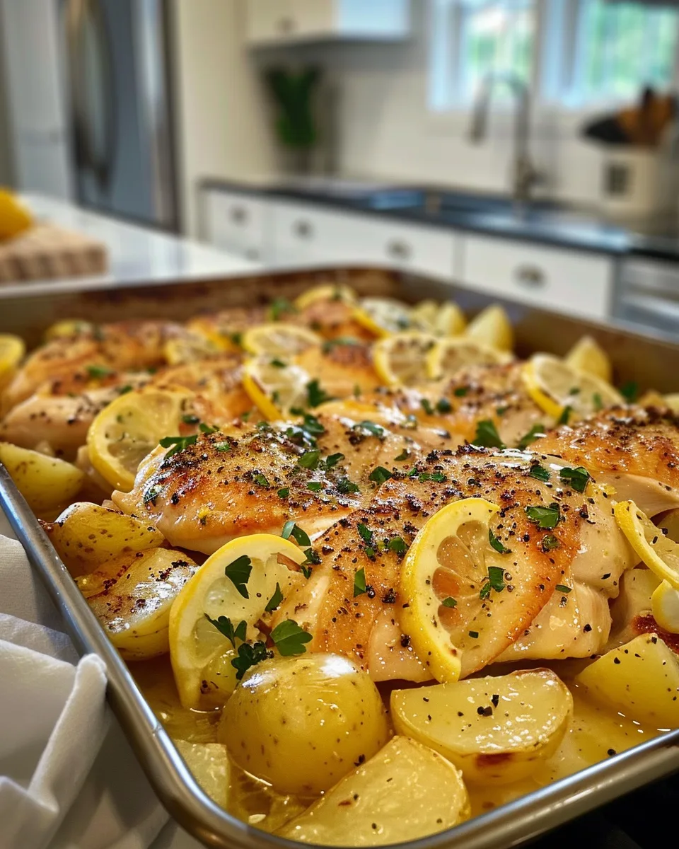 Greek Lemon Chicken and Potatoes: A Zesty Medley 3 Greek Lemon Chicken and Potatoes: A Zesty Medley