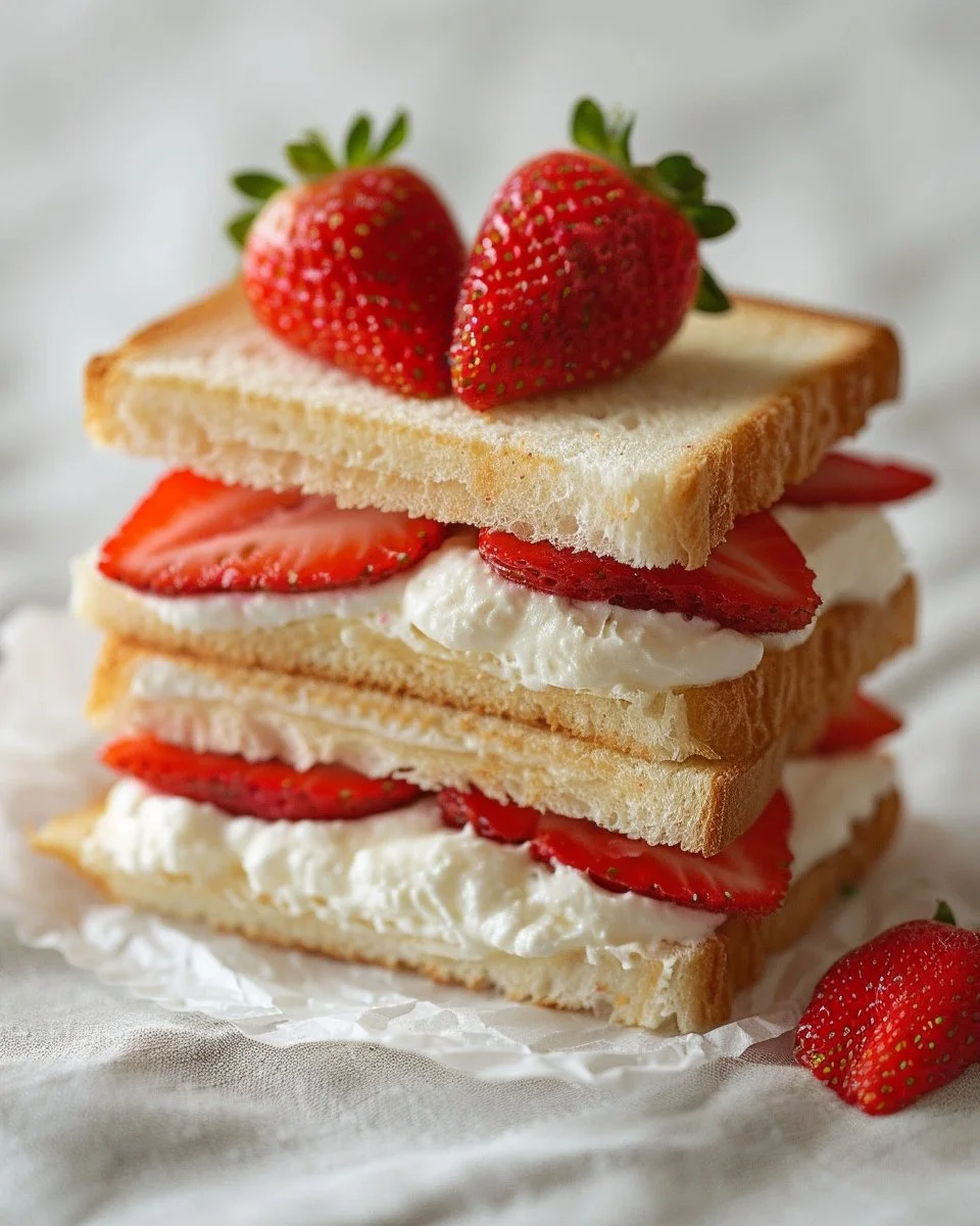 Japanese Strawberry Sandwich 2 Japanese Strawberry Sandwich