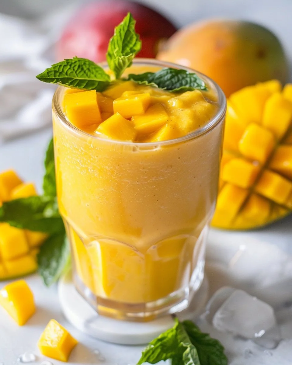 Mango Smoothie 2 McDonald's Mango Smoothie Copycat Recipe