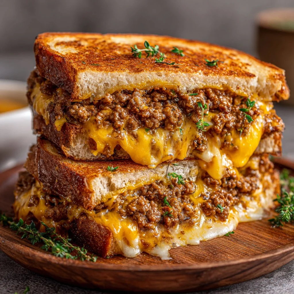 Ultimate Cheesy Ground Beef Melt 2 Ultimate Cheesy Ground Beef Melt
