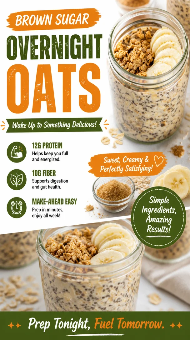 Brown Sugar Overnight Oats 2 Brown Sugar Overnight Oats