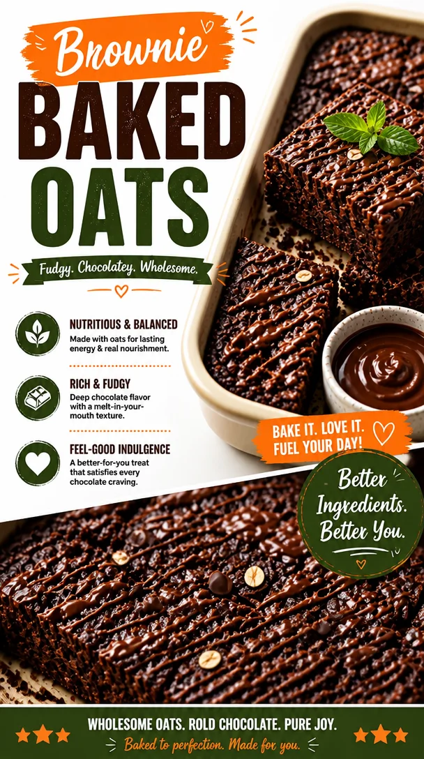 Brownie Baked Oats 2 Brownie Baked Oats