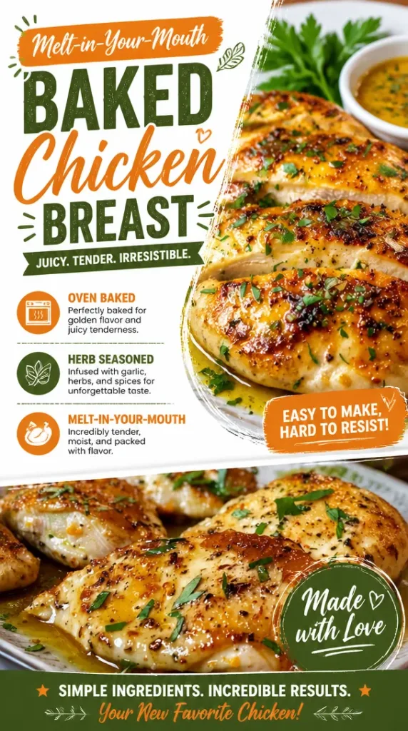 Melt-in-Your-Mouth Baked Chicken Breast 3 melt in your mouth baked chicken breast 2026 05 13 230459 572x1024 1