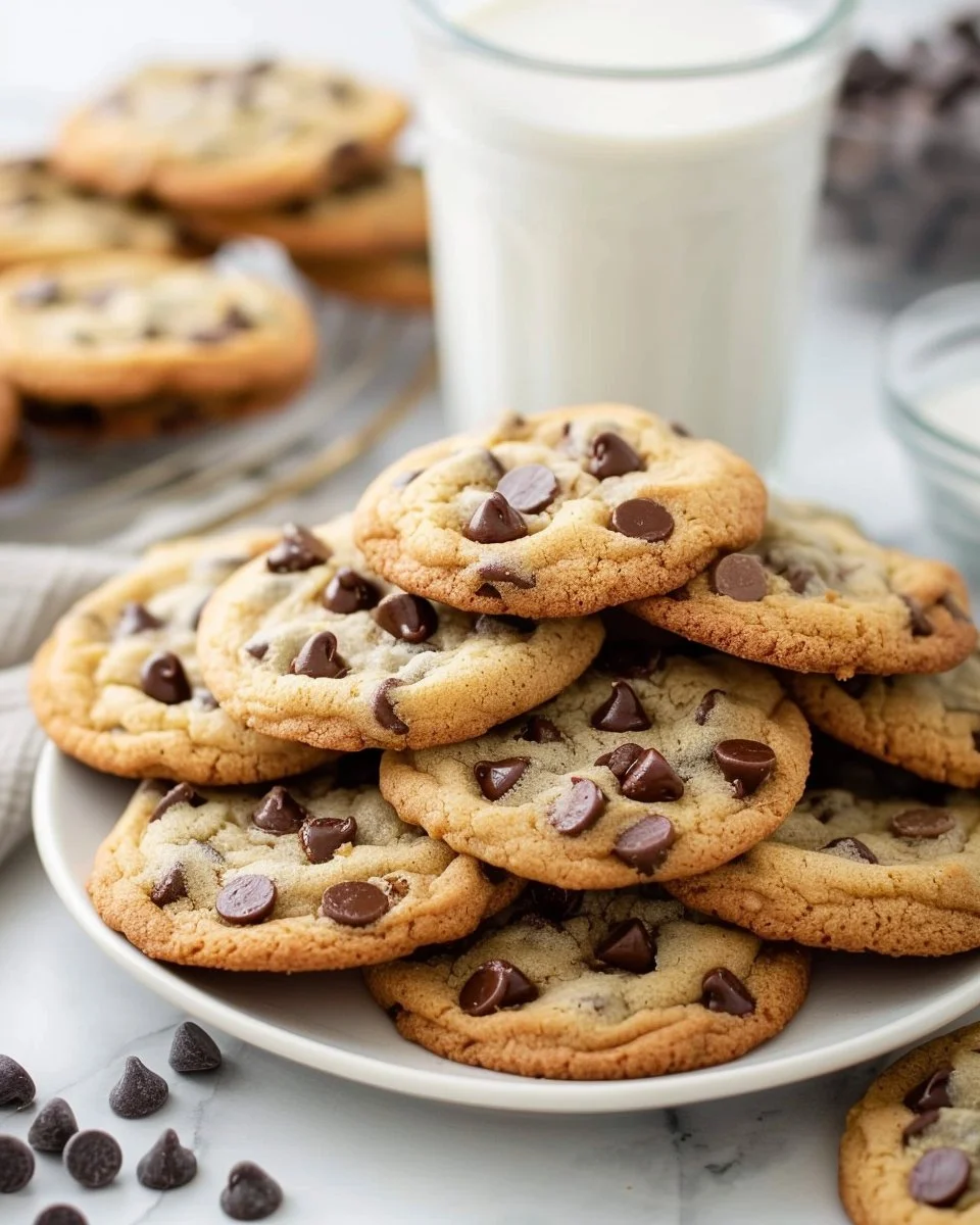 Easy Chocolate Chip Cookies 2 Easy Chocolate Chip Cookies