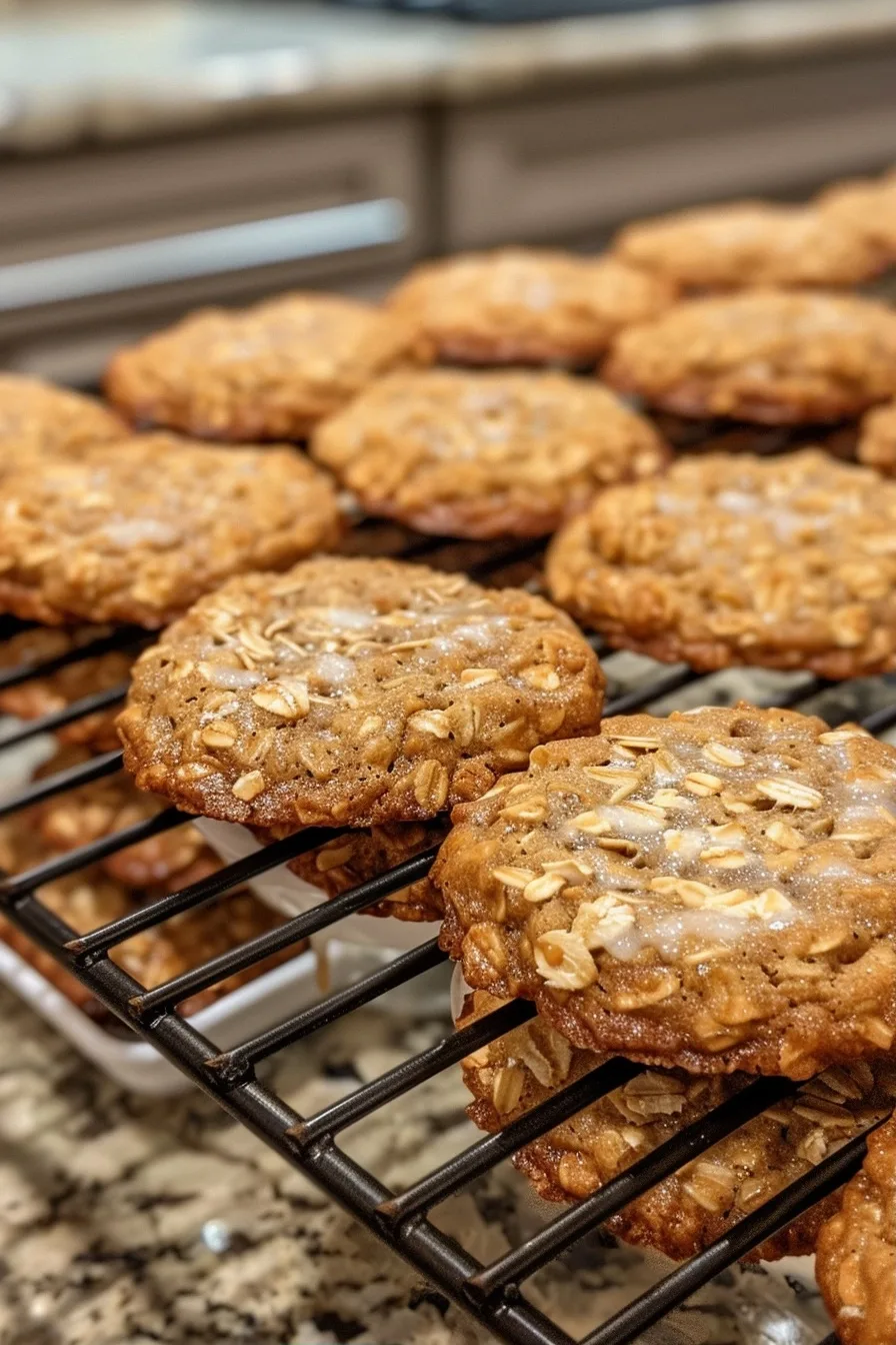 AMAZING Soft and Chewy Iced Oatmeal Cookies 2 image 1781998926876