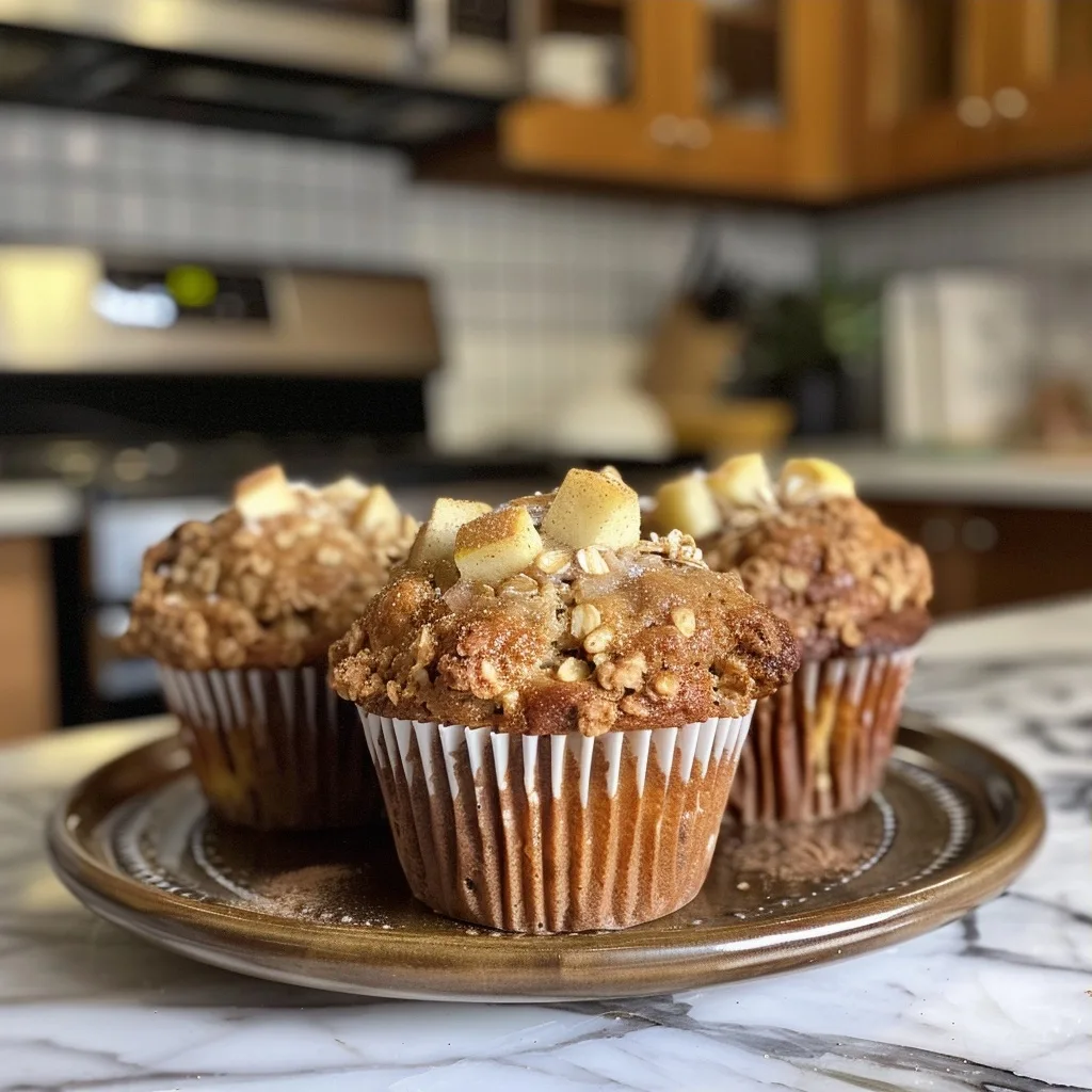 Healthy Apple Cinnamon Oat Muffins 3 Healthy Apple Cinnamon Oat Muffins