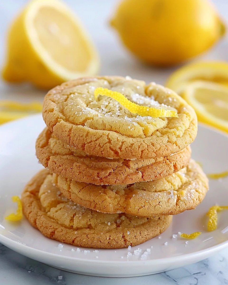 Soft & Chewy Lemon Cookies 2 Soft & Chewy Lemon Cookies