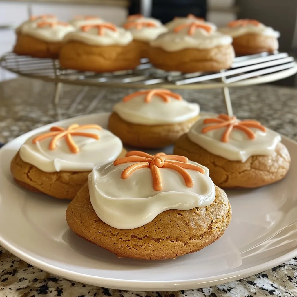 Soft Pumpkin Cookies with Cream Cheese Frosting 3 Soft Pumpkin Cookies with Cream Cheese Frosting
