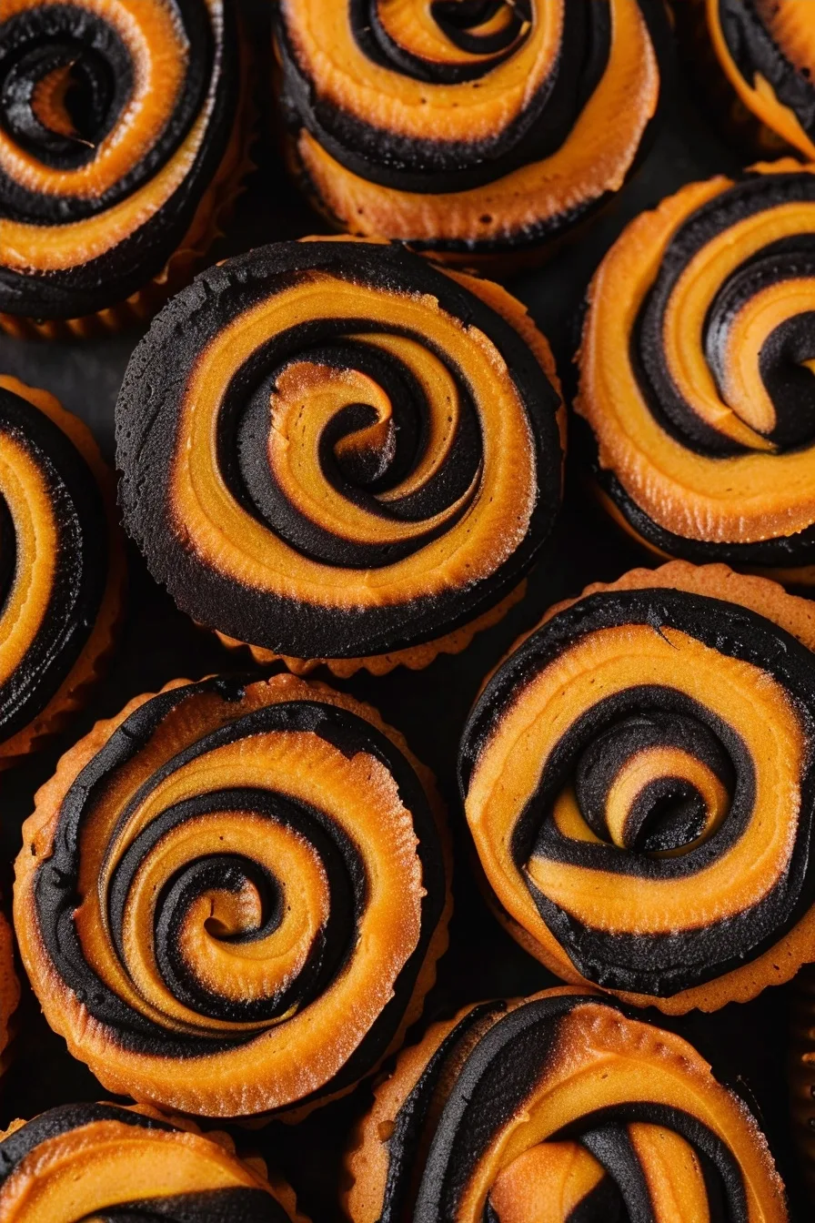 Halloween pinwheel cookies for spooky treats 2 image 1784119496560