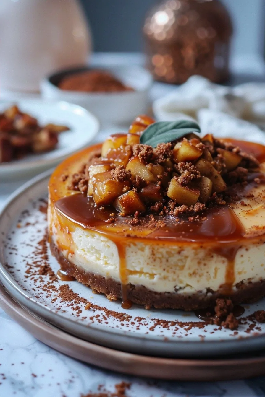 Easy Caramel Apple Cheesecake Recipe - Perfect for Thanksgiving! 2 image 1784235136041
