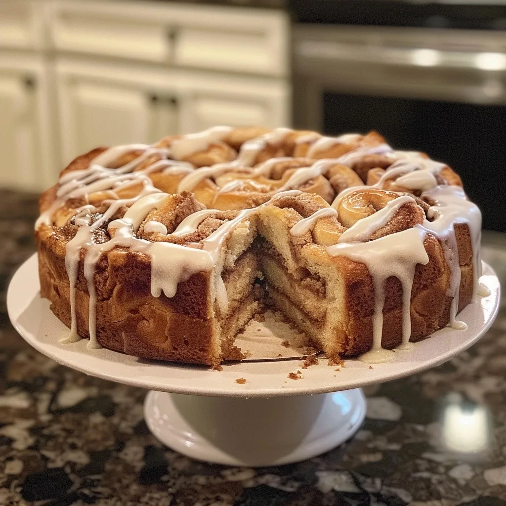 This Homemade Cinnamon Roll Cake dessert has all the flavor 3 This Homemade Cinnamon Roll Cake dessert has all the flavor