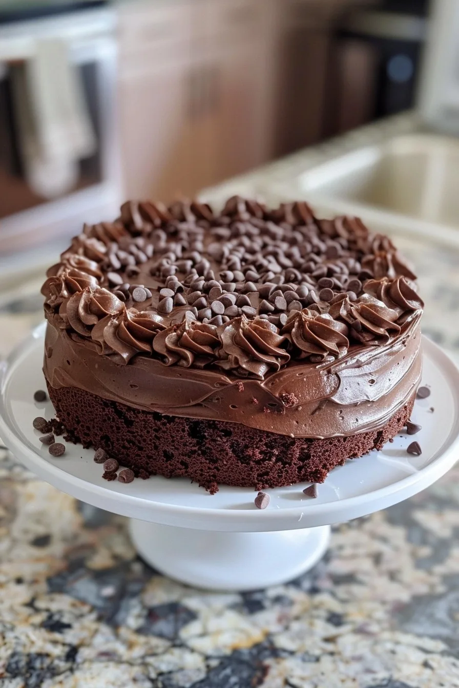 Homemade Chocolate Cake with Chocolate Frosting - Creations by Kara 2 image 1784633437922