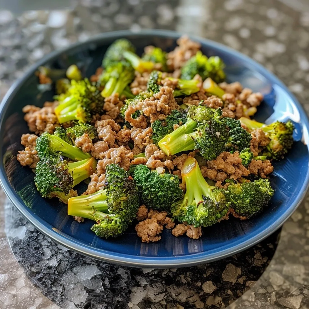 Ground Beef and Broccoli Stir-fry 3 Ground Beef and Broccoli Stir-fry