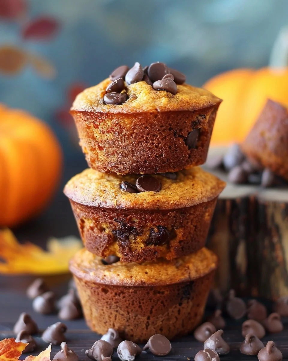 Delicious high protein pumpkin muffins baked to perfection.