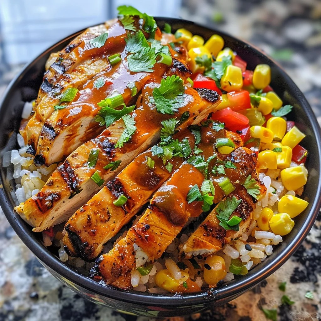 home 1 Delicious Street Corn Beef Bowl with tender beef and vibrant corn toppings
