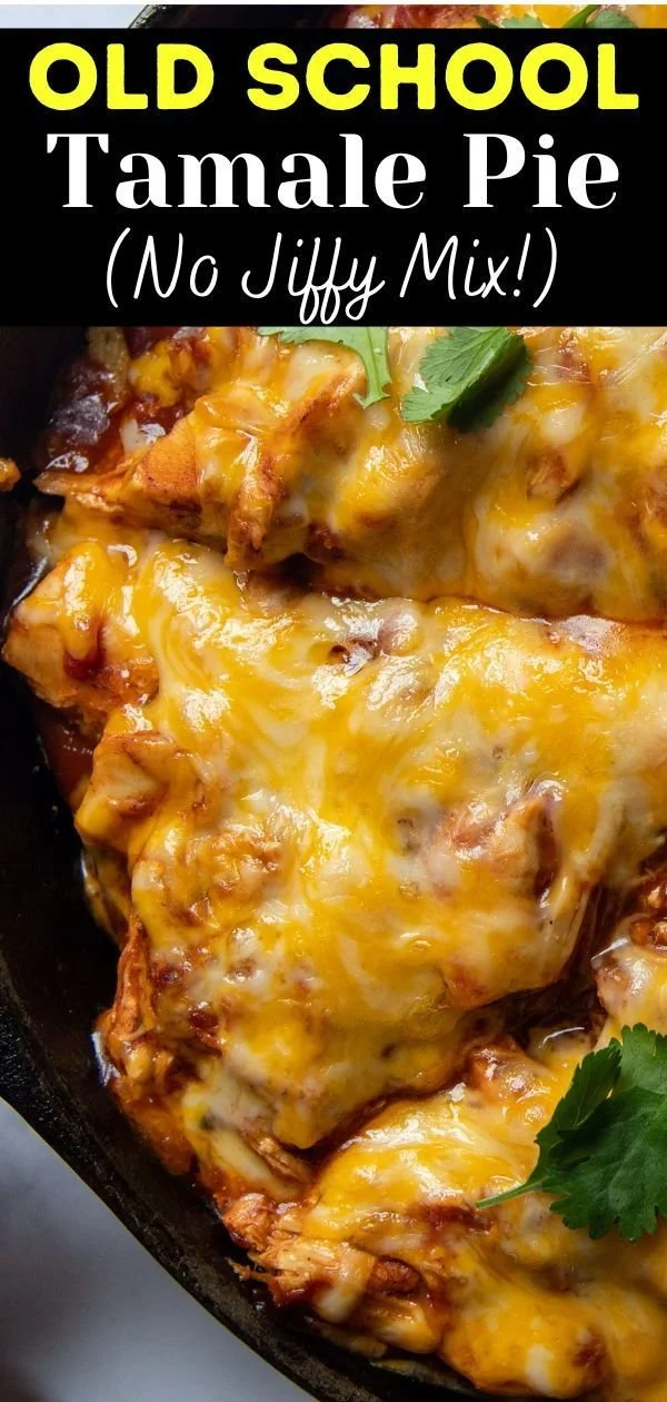 Delicious homemade Tamale Pie served in a baking dish