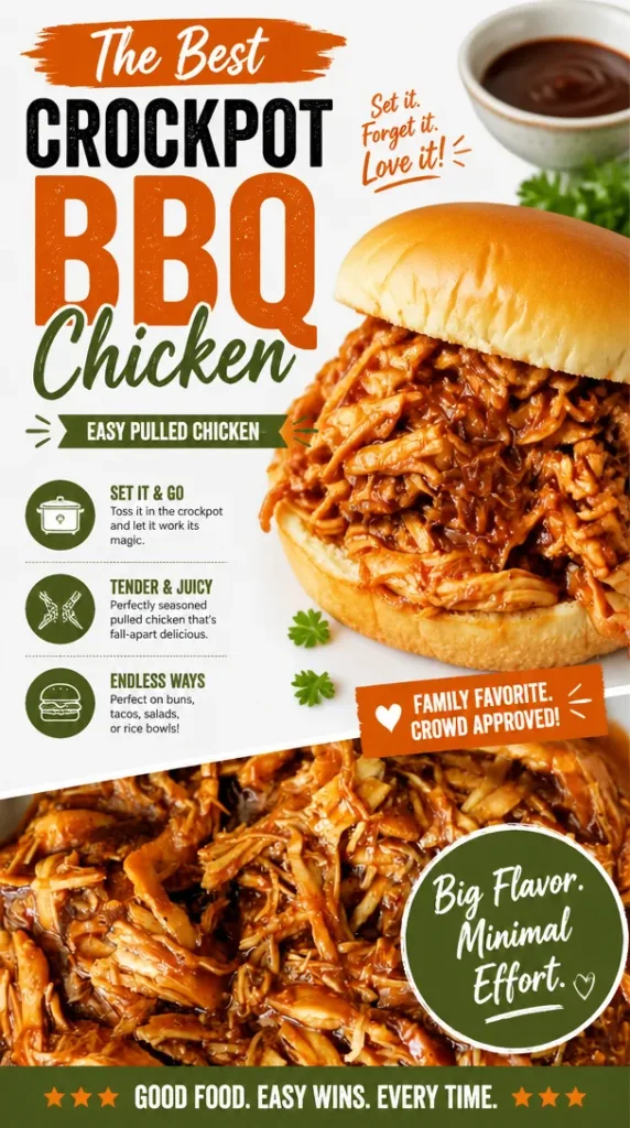 The Best Crockpot BBQ Chicken (Easy Pulled Chicken) 3 the best crockpot bbq chicken easy pulled chicken 2026 08 03 132128 572x1024 1